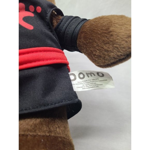 Domo Plush Ninja Black With Red Karate Jacket 10” - Picture 3 of 7